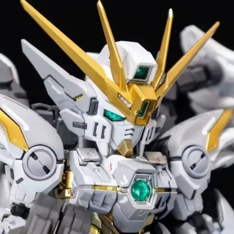 Bandai MGSD Mecha Warrior Montagemodell Actionfigur in Weiß - Bild 6