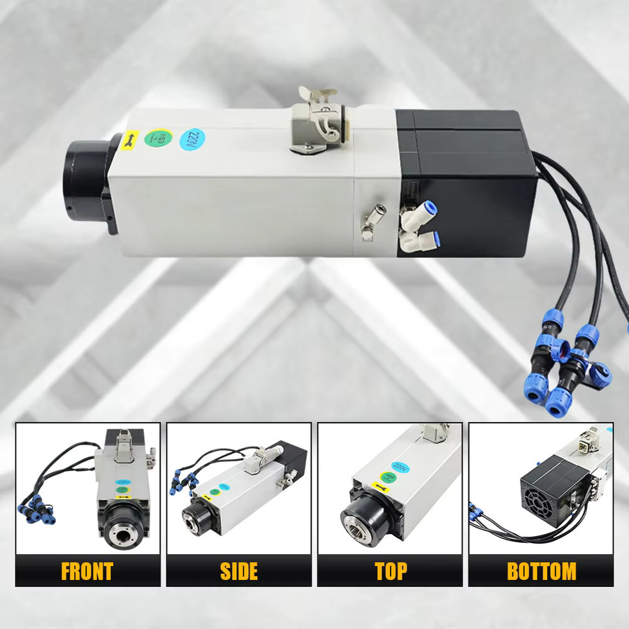 HQD ATC Spindelmotor 2200W für Holz, Aluminium und Weichmetall, ISO20, 18000-24000 U/min, 2,2kW AC, 200-240V, 1,17Nm - Bild 2