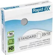 Rapid Heftklammern Standard 23/12 aus Stahl in Silber - Bild 1