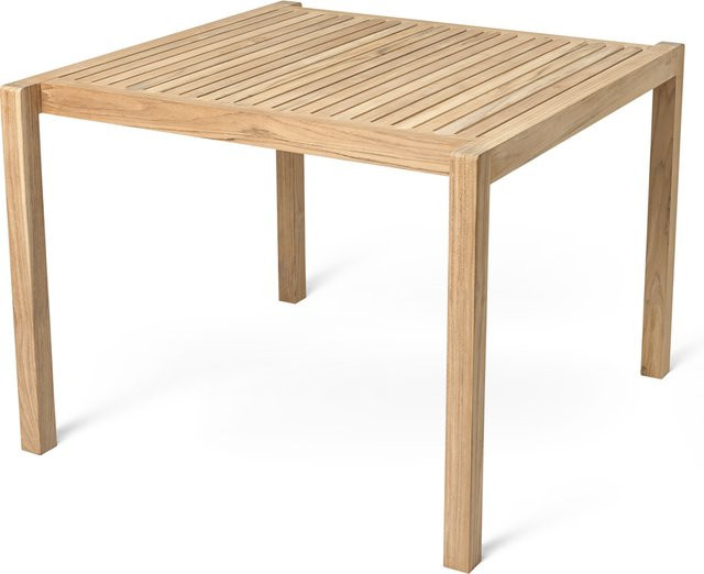 Carl Hansen & Søn And Son Ah902 Outdoor Dining Table aus Teakholz, Quadratisch, Braun - Bild 1