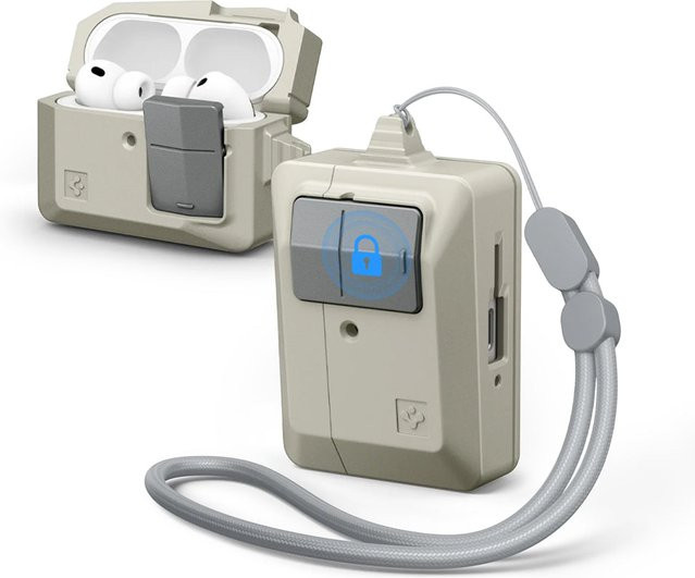 Spigen Classic LS Hülle für Apple AirPods Pro 3 in Beige ACS10978 - Bild 1