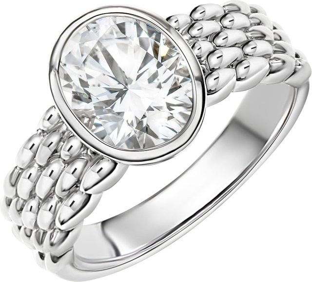 Zeeme Ring 925 Sterling Silber, rhodiniert, Zirkonia, Damen - Bild 1