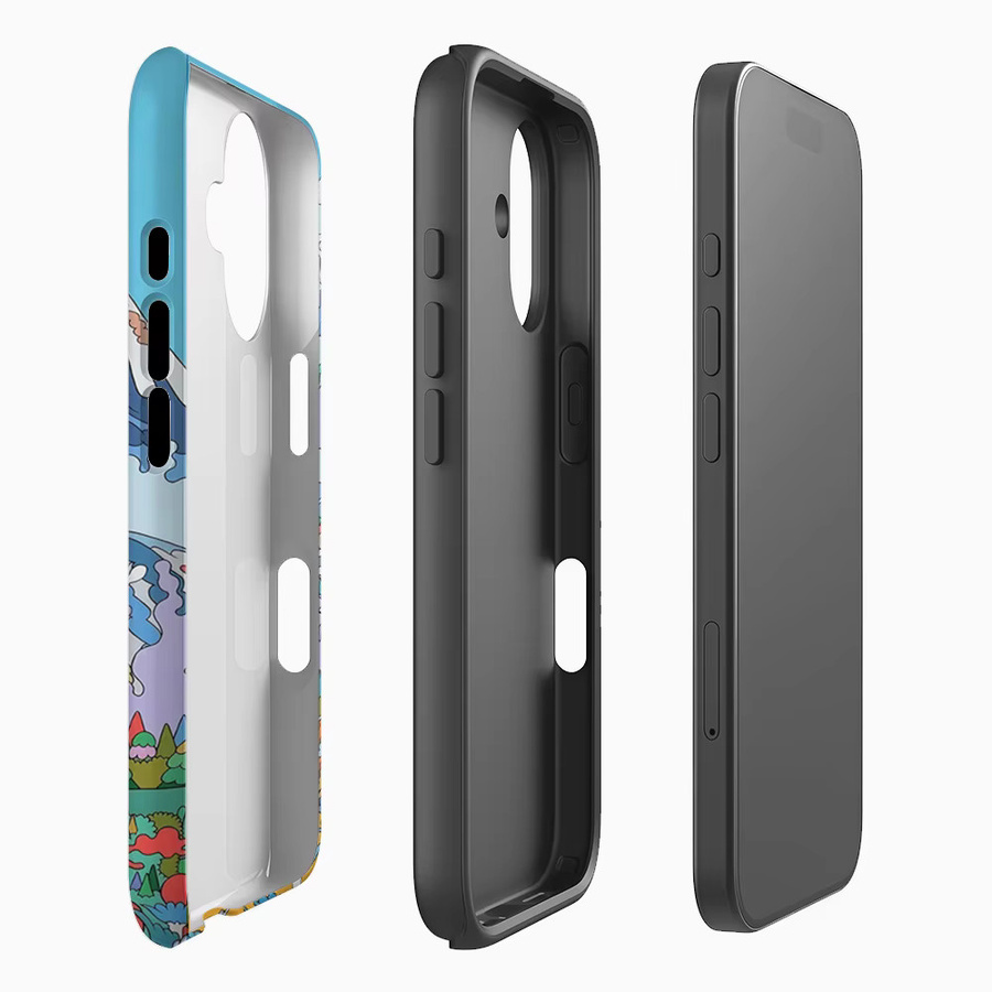 Mountain Melody Handyhülle für iPhone 17 16 15 14 13 12 11 Pro Max Plus mit doppelschichtiger Rückseite in Multicolour - Bild 2