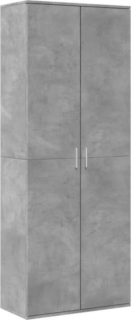 vidaXL Highboard Betongrau aus Holzwerkstoff B/T/H: 70 x 35 x 180 cm - Bild 1