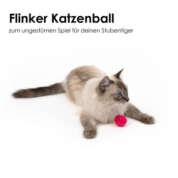 LucyBalu Knot Balls Katzen Wurfspielzeug, pink - Bild 2