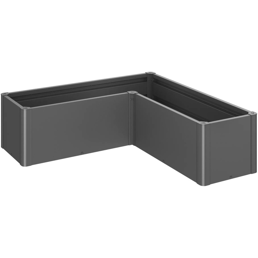 Biohort Pflanzbeet Belvedere Mini aus Metall in Dunkelgrau-Metallic für Garten, Terrasse und Balkon, B/T/H: 150 x 50 x 45 cm - Bild 2
