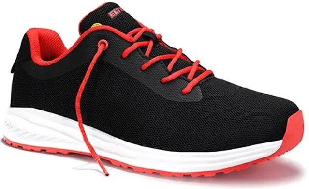 Elten Berufshalbschuh Marais Black-Red Low ESD O1 in Schwarz-Rot, Größe 40 - Bild 1
