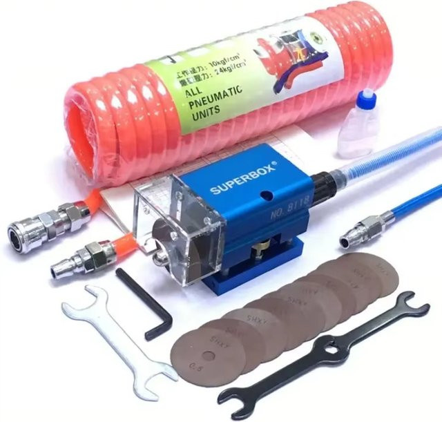 OEING pneumatische Nick Grinder Groove Schleifmaschine für flache Stanzschnitte in Multicolour - Bild 1