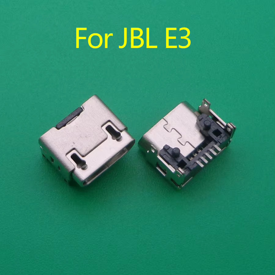 5er-Set USB-C Ladeport-Ersatzstecker für JBL Flip 3, Flip 4, Flip 5 und Flip 6 Bluetooth Lautsprecher in Silber - Bild 2