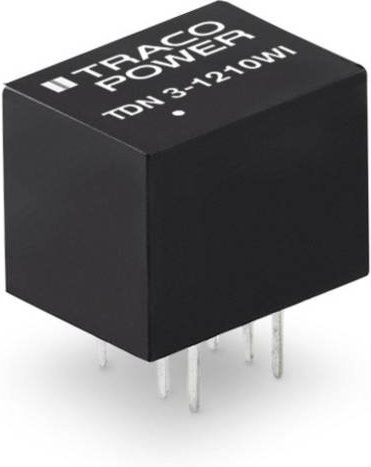 TracoPower TDN 3-4813WI DC/DC-Wandler Print 48 V/DC zu 15 V/DC 200mA 3W Schwarz - Bild 1