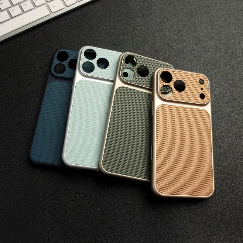 Schutzhülle mit Diamantmuster aus PU-Leder für iPhone 17 16 15 14 13 12 Pro Max, Magnetische Hülle in Schwarz, Stoßfeste Hartschale mit Unterstützung für kabelloses Laden - Bild 1