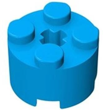 Yiran toy Bausteine Steine, 100-teiliges Set, Zylinder Rund, mit Achsloch - Bild 1