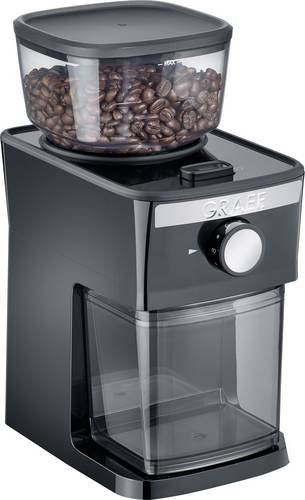 Graef CM252 CM252EU Kaffeemühle in Schwarz mit Edelstahl-Scheibenmahlwerk - Bild 1