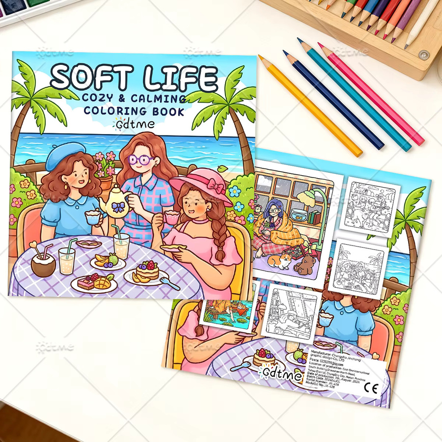 SOFT LIFE Malbuch für Erwachsene mit auffälligen Mustern in Multicolour - Bild 2