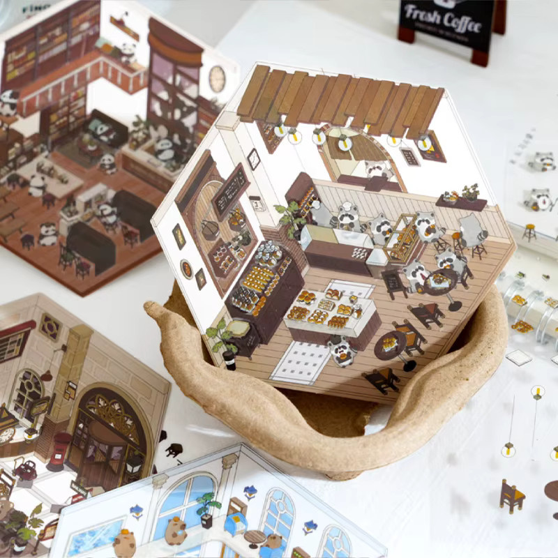 Mr. Paper PET-Aufkleber Set, 2er Packung, Mehrfarbig, Scrapbook Dekorationsmaterial aus Kunststoff - Bild 2