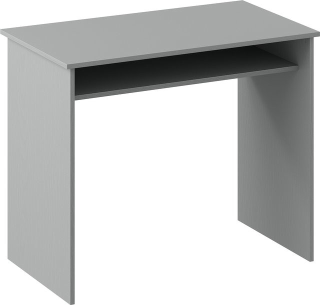 HOMCOM Computertisch in Grau mit einer Ablage, modernes Design für dein Home-Office, B/T/H: 90 x 50 x 74 cm - Bild 1