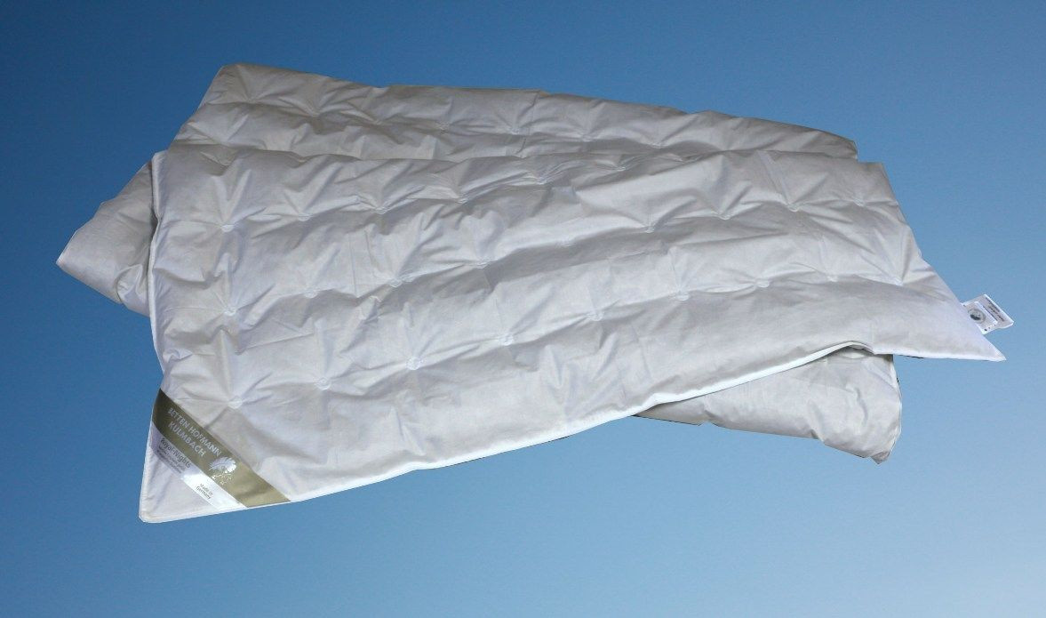 2er-Set Hofmann Sommer-Daunenbetten aus 100% Daunen, Weiß, B/T: 155 x 220 cm - Bild 1