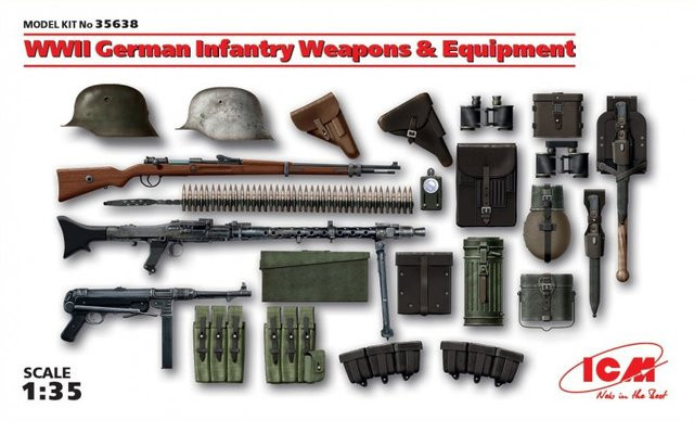 ICM WWII Waffen und Ausrüstung, deutsche Infanterie - Bild 1