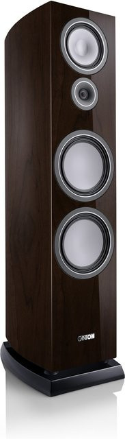 Canton Vento 100 Passiver Standlautsprecher Hochglanz Nussbaum Dunkelbraun - Bild 1