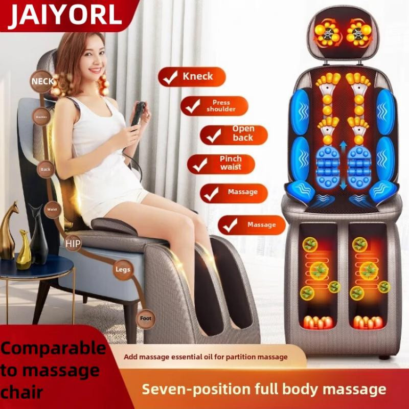Binchi Health Electronics Elektrischer Massagesessel mit Ganzkörper-Knetfunktion, Infrarot-Heizung, Shiatsu-Massage und Vibration für Nacken, Rücken, Taille und Beine - Bild 4