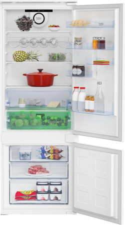 Beko Kühlschrank BCSE400E40SN in Weiß mit 400 l Volumen und Fresh Zone Fach