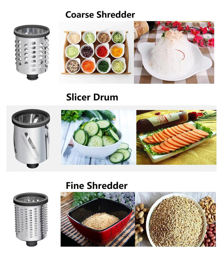 KitchenAid Schneide- und Zerkleinerungsaufsatz in Weiß für Standmixer als Gemüsezerkleinerer und Salatbereiter - Bild 3