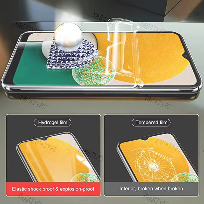 3er-Pack HD Hydrogel Schutzfolie für Samsung Galaxy A-Serie (A10S, A12, A15, A16, A20, A25, A26, A30, A31, A35, A36, A41, A50, A53, A56, M14, A53 5G) transparent - Bild 5