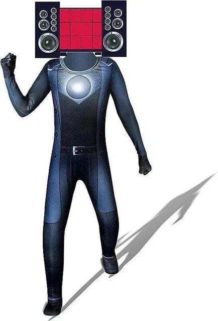 Faraze Skibidi Toilet Cosplay Kostüm, Schwarz, Set / Bundle - Bild 1