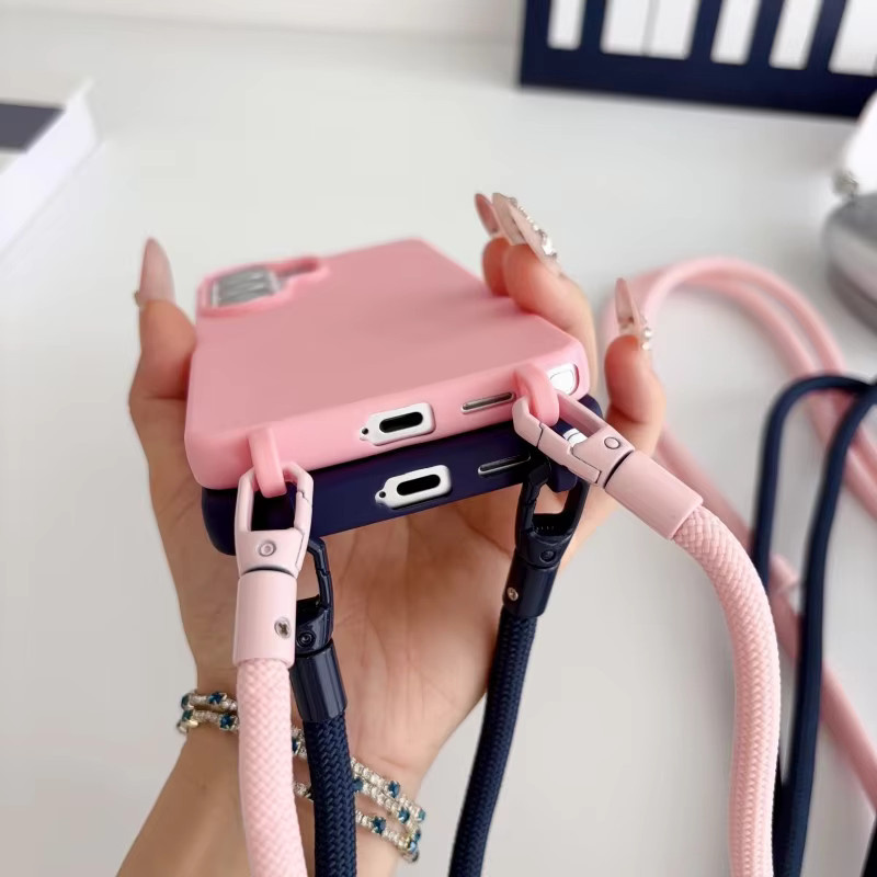 Samsung Candy Crossbody Halskordel-Schutzhülle mit Lanyard-Etui für Galaxy S26 Ultra S25 FE S24 S23 S22 S21 Plus in Mint - Bild 2