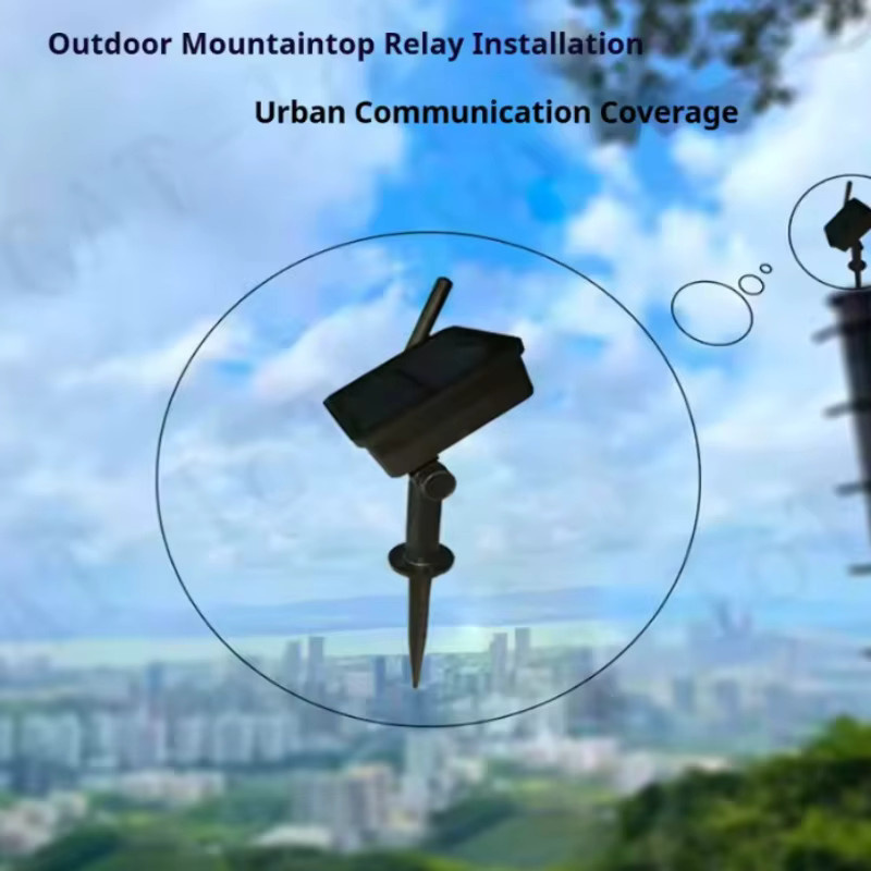 GITFOS Meshtastic Solar LoRa GAT562 Node Repeater Mesh Funkgerät LoRaWAN Tracker in Schwarz 868 MHz - Bild 3