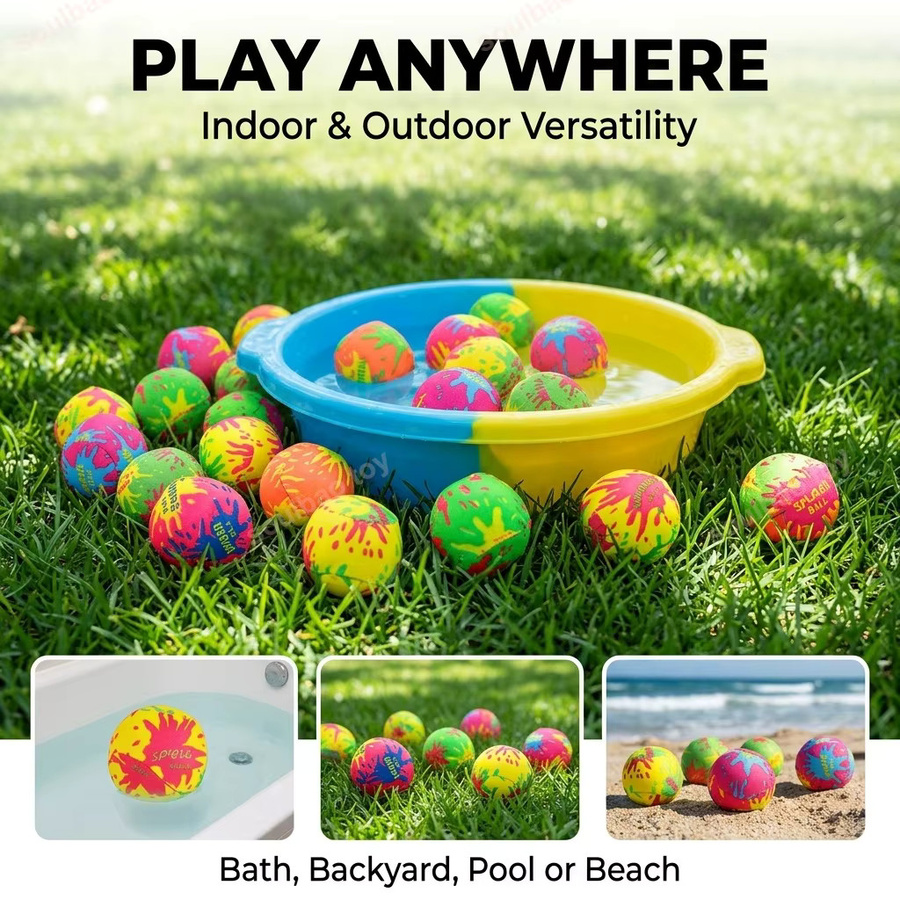 soulbao Wurfballtücher, Wasserspielzeuge, Bunt / Mehrfarbig, 20-teiliges Set - Bild 3