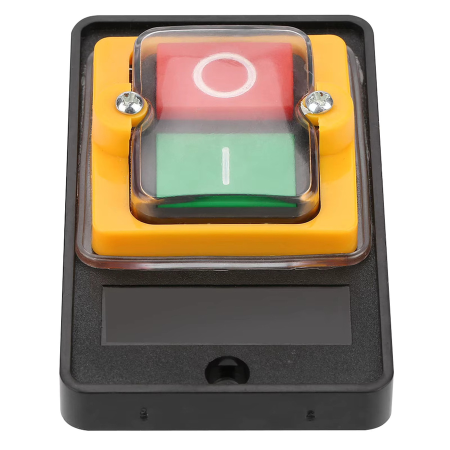 Qiilu Wasserdichter Ein-Aus-Druckschalter mit Stopp-Start-Funktion für Bohrmaschinen, 10A, Multicolour - Bild 2