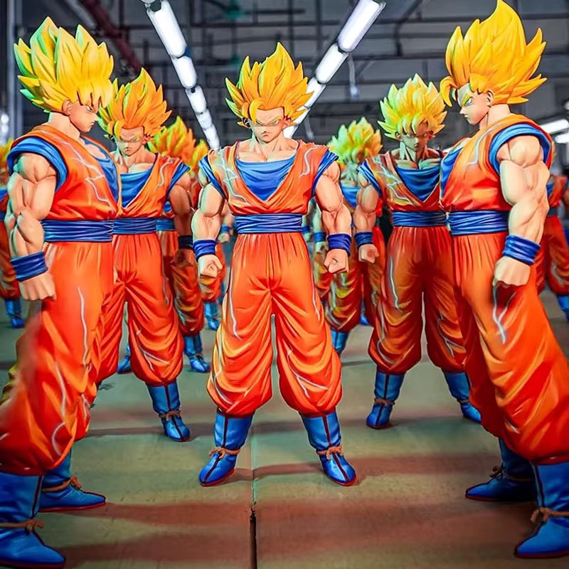 Bandai Dragon Ball Son Goku Super Saiyajin 1 & 2 Anime Figur, 30 cm - Bild 2