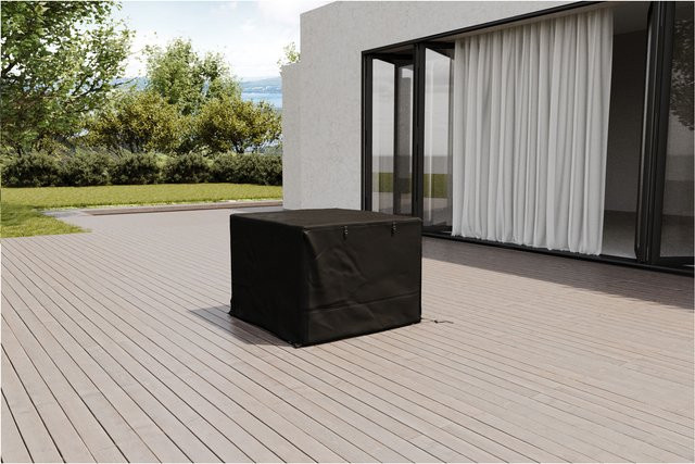 OUTFLEXX Abdeckhaube für Gartenlounges in Schwarz aus wasserabweisendem Ripstop-Polyester mit UV-Schutz, B/T/H: 92 x 87 x 68 cm - Bild 1