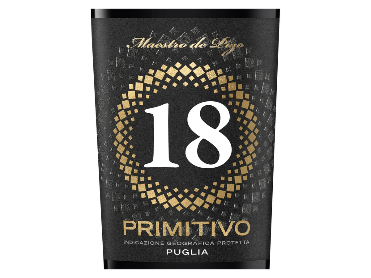 Maestro de Pigo Primitivo IGP Puglia trocken Rotwein 2025 0,75 l - Bild 2