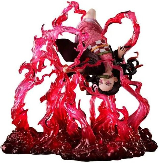 Bandai Demon Slayer Nezuko Kamado Exploding Blood Figur, 16 cm - Bild 1