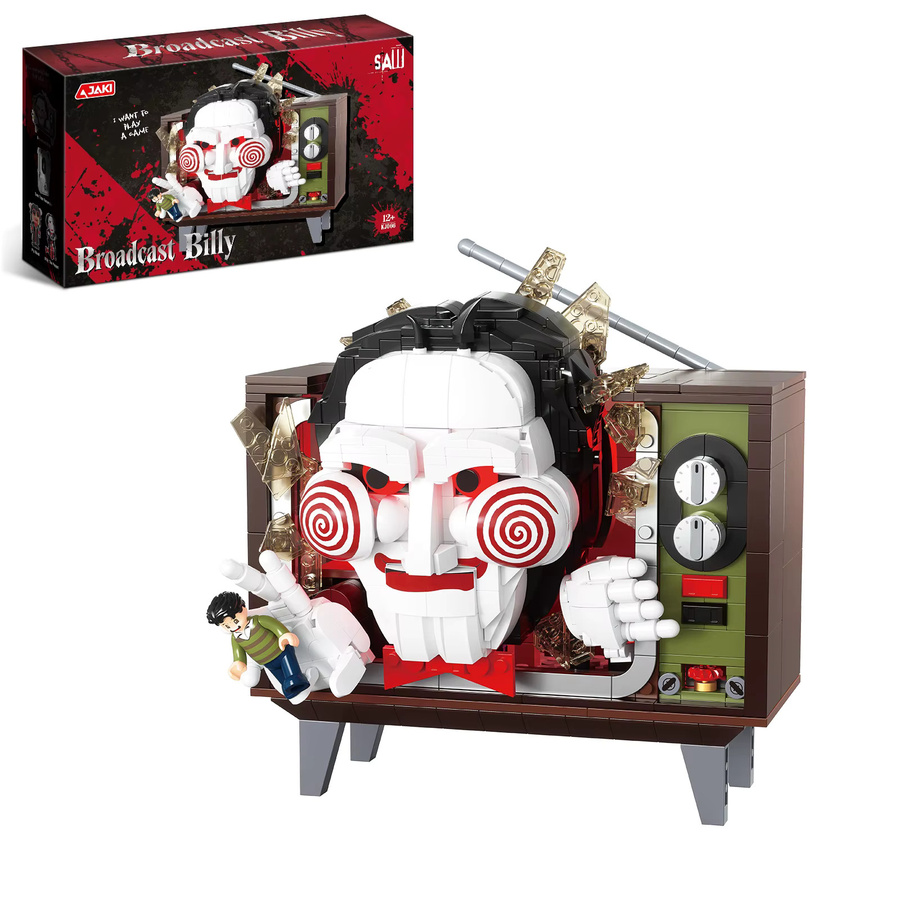 JAKI SAW Billy die Puppe im Retro-TV-Baukasten, Saw, 984 Teile, ab 14 Jahren - Bild 2