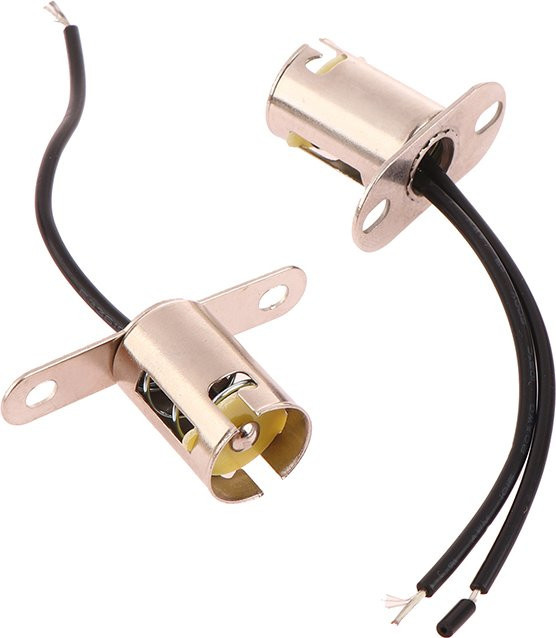 JINHF LED Glühbirne Adapter für Auto Bremslicht und Blinker, 1157 BAY15D und 1156 BA15S, Silber - Bild 1
