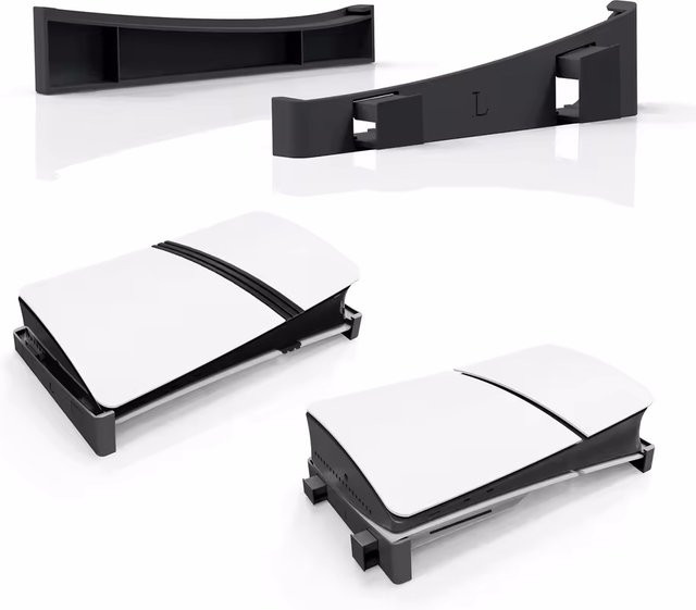 Sony PlayStation Spiel Stand Basis für PS5 Slim und PS5 Pro in Schwarz - Bild 1