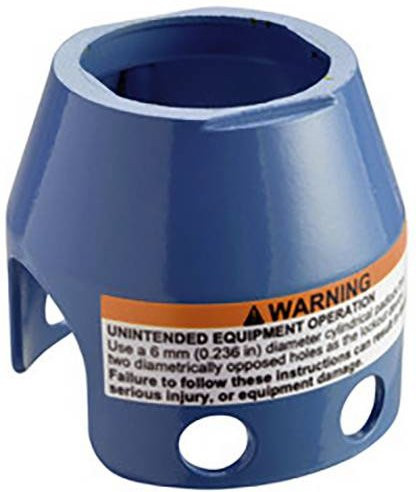 Schneider Electric ZBZ1606 Schutzkragen aus Metall in Blau - Bild 1