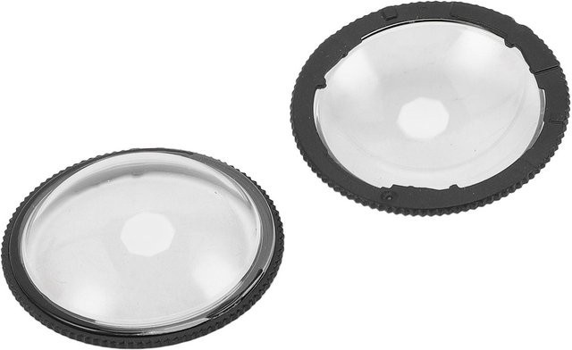 Shoemst 2er-Set Linsenschutzabdeckung für X4 Action-Kamera, Objektivschutzhülle in Weiß - Bild 1