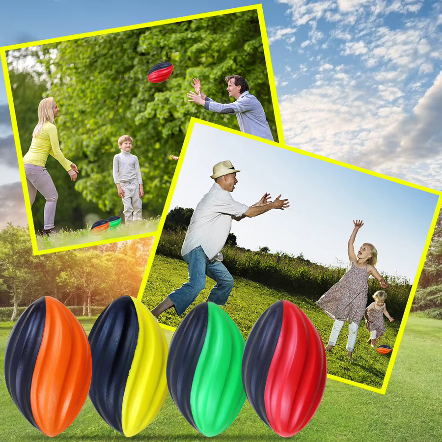 LAIMANEI Rugby-Ball, Gelb - Bild 3
