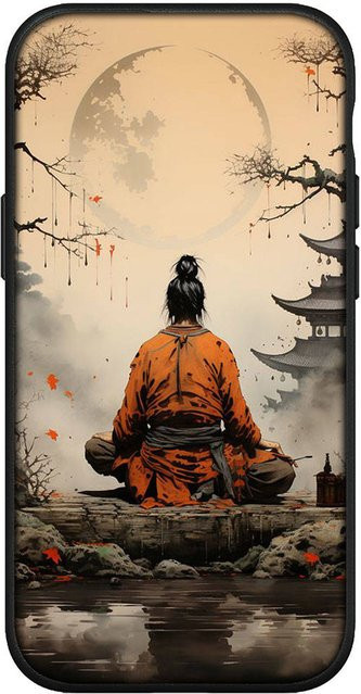 Ninja Bushido Skelett Handyhülle für iPhone, Samsung Galaxy, Xiaomi Redmi und andere Modelle, Schwarz/Mehrfarbig, von TAKARA TOMY - Bild 1