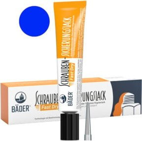 Bäder Schraubensicherungslack Fast Dry in Blau, 20 ml Tube - Bild 1