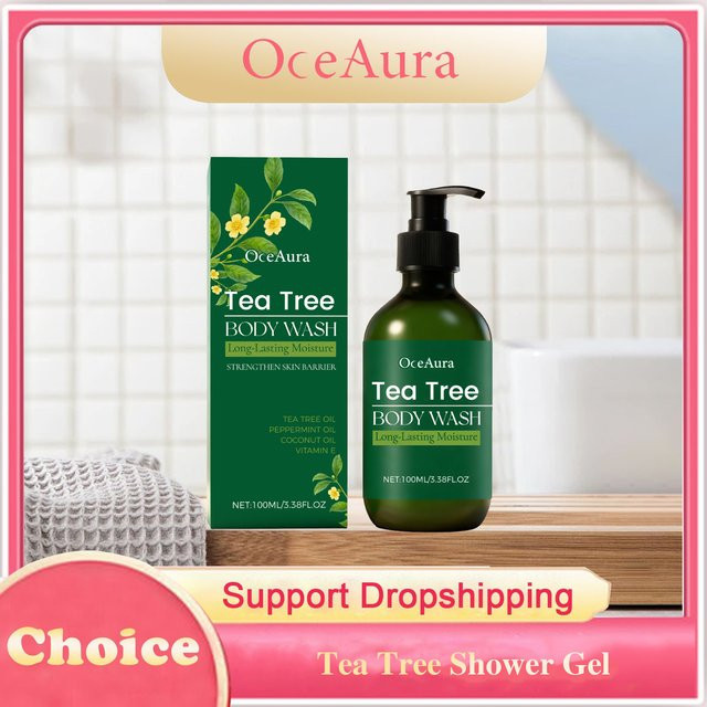OceAura Teebaum Duschgel, 100 ml, Unreine Haut / Akne - Bild 1