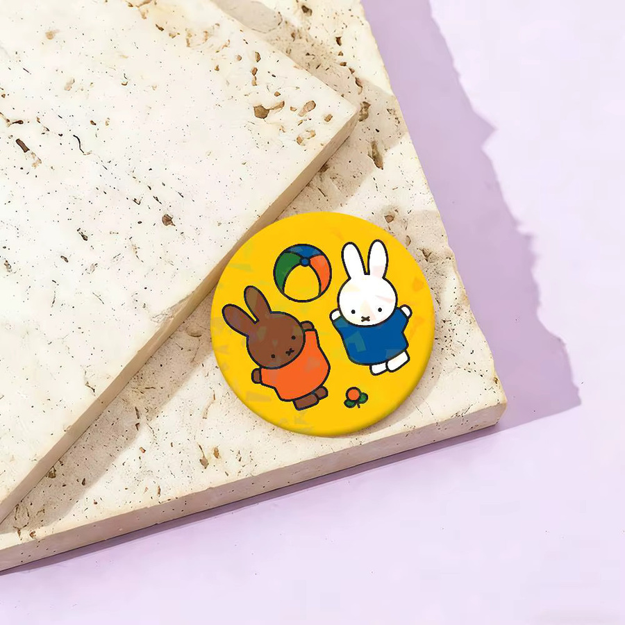 Miffy Anstecknadel, Cartoon, Runde Abzeichen - Bild 4