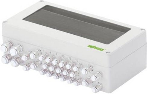 WAGO SPS-Systemgehäuse 850-826/002-000 in Grau und Weiß aus Aluminium, B/T/H: 24,0 x 16,0 x 10,0 cm - Bild 1