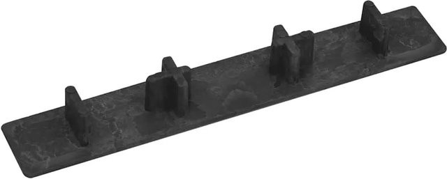 vidaXL Endkappen für Terrassendielen aus Kunststoff, 10 Stück, Schwarz, B/H/T: 120 x 45 x 2,5 cm - Bild 1