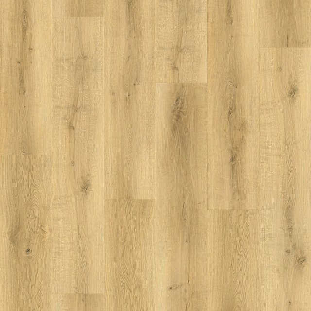 Decoflooring Vinylboden Eiche Bergen in Holzoptik mit Kork-Trittschalldämmung in Braun und Beige - Bild 1