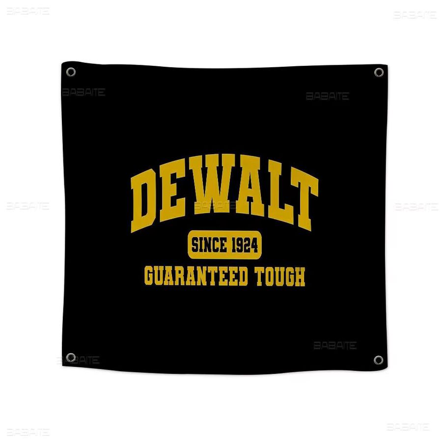 DEWALTS Anime-Diagramm-Flagge in Schwarz und Gelb zur Dekoration von Wohnzimmer, Zuhause oder Wohnheim - Bild 4